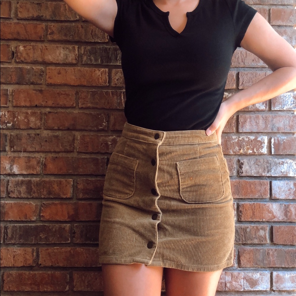 SOLD❗️Corduroy Mini Skirt
